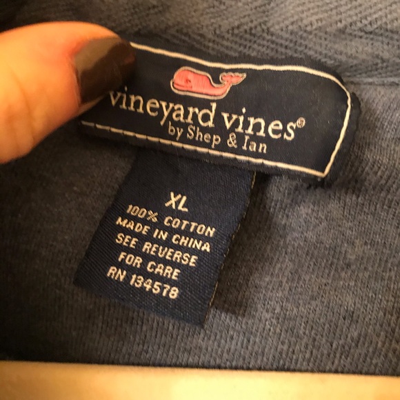 Vineyard vines mens pullover shepshirt quarter zip - Picture 3 of 3